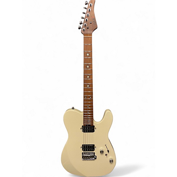 Used Eart TL380 WHITE Solid Body Electric Guitar