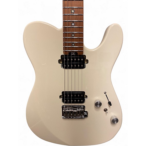 Used Eart TL380 WHITE Solid Body Electric Guitar