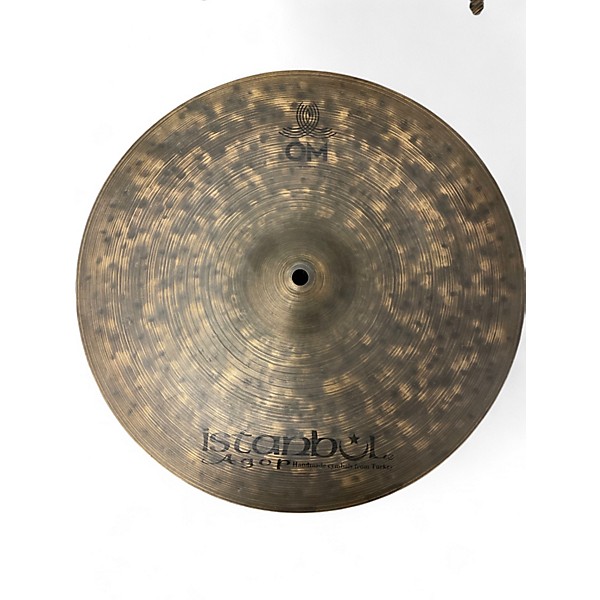 Used Istanbul Agop 15in OM HIHAT PAIR Cymbal