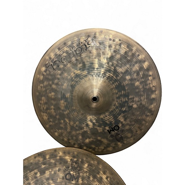 Used Istanbul Agop 15in OM HIHAT PAIR Cymbal