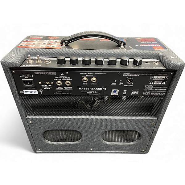 Used Fender Bassbreaker 15W 1x12 Tube Guitar Combo Amp