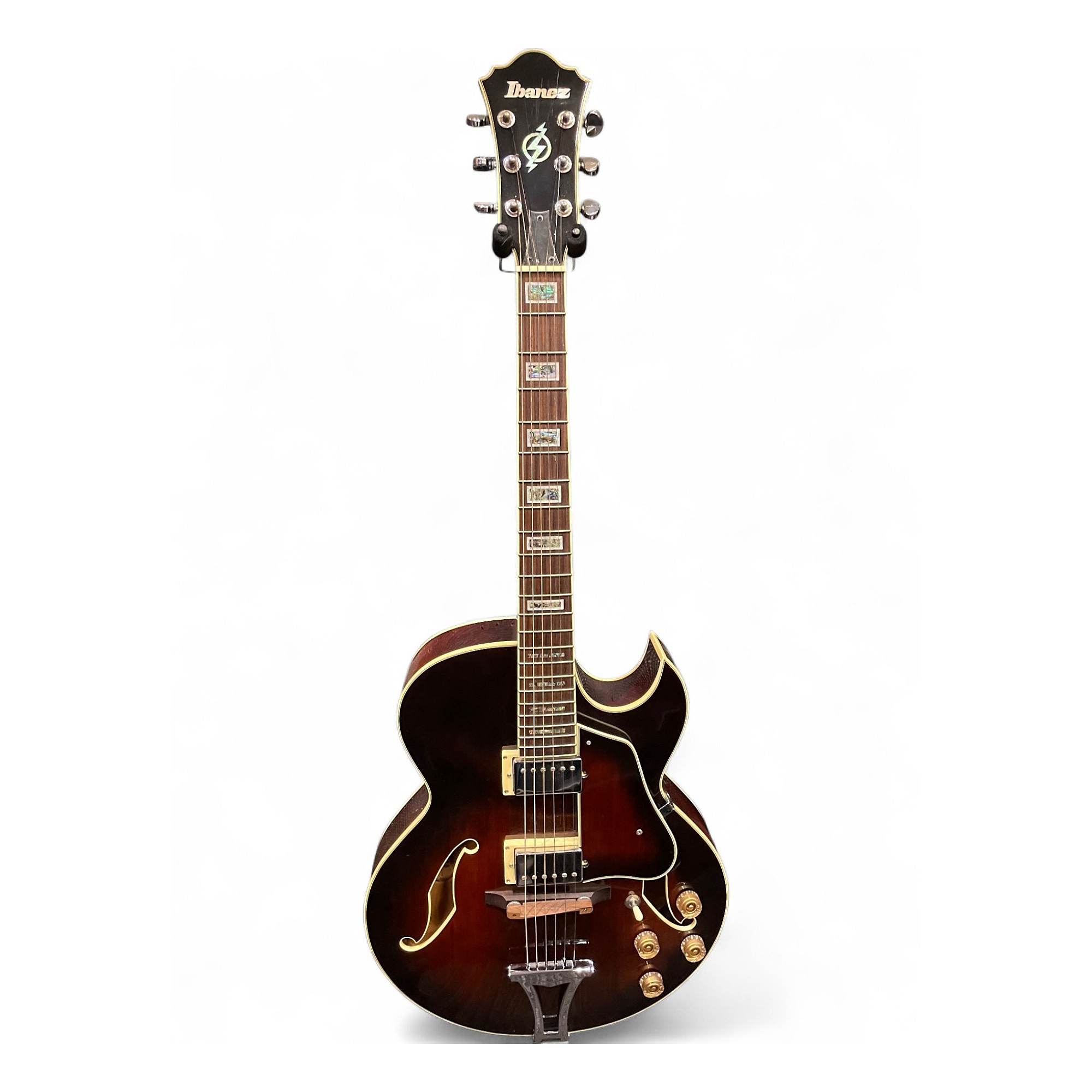 Used Ibanez AK85 DVS Vintage Sunburst Hollow Body Electric