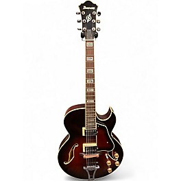 Used Ibanez AK85 DVS Vintage Sunburst Hollow Body Electric Guitar