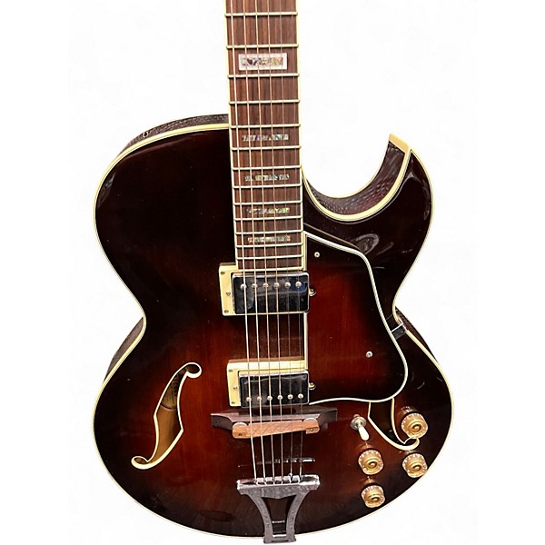 フルアコ Ibanez AK85-DVS-12-01 Used Ibanez AK85 DVS Vintage Sunburst Hollow Body Electric