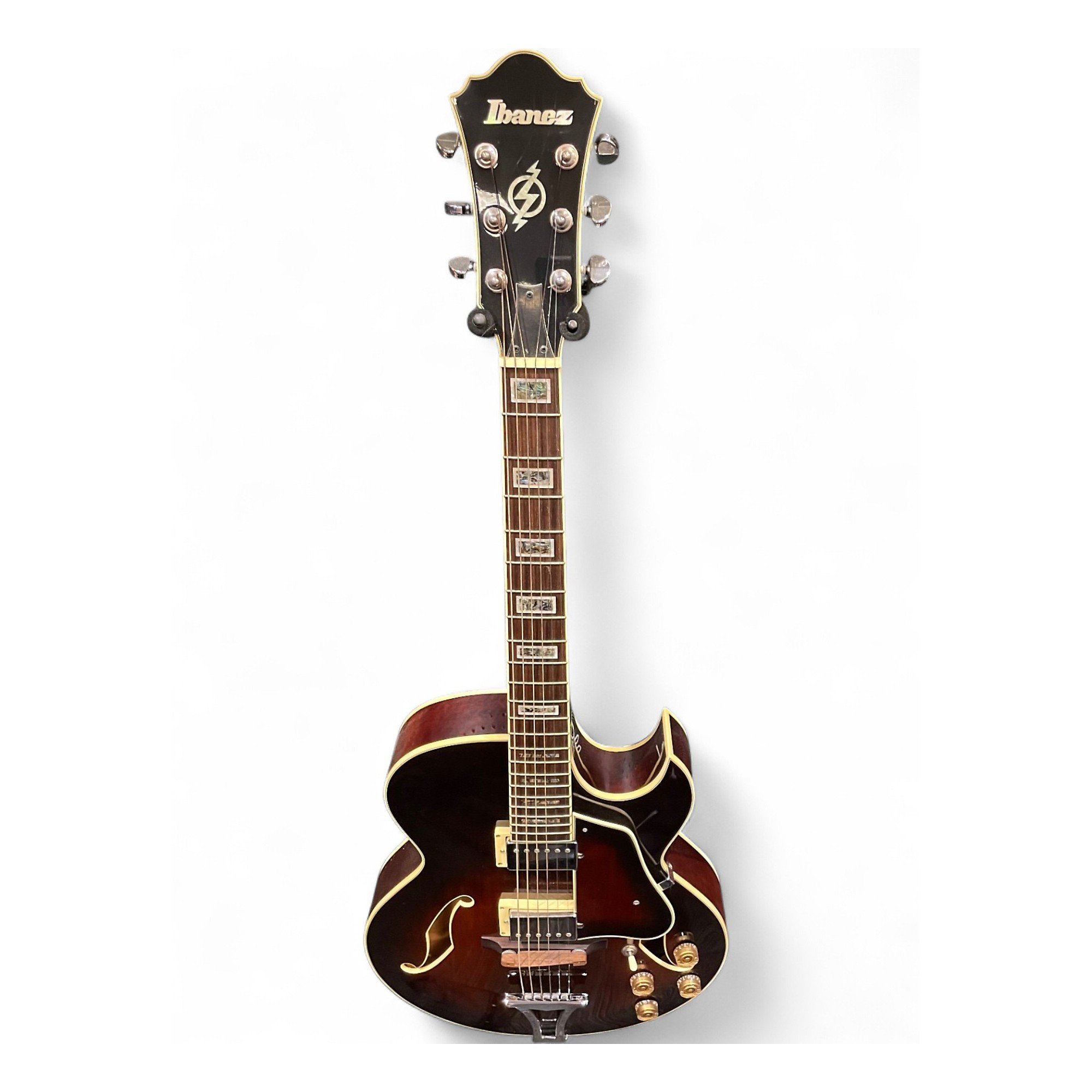 aretan Used Ibanez AK85 DVS Vintage Sunburst Hollow Body Electric