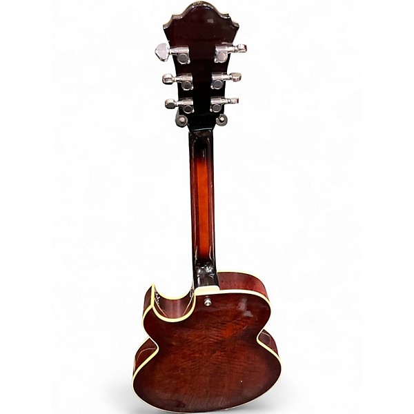 Used Ibanez AK85 DVS Vintage Sunburst Hollow Body Electric Guitar