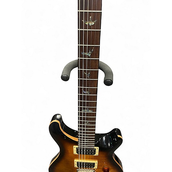 Used PRS SE Custom 24 35th anniversary Trans Amber Solid Body Electric Guitar