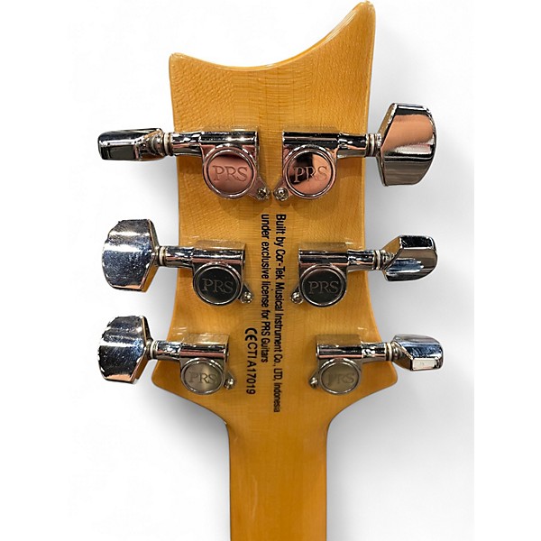 Used PRS SE Custom 24 Purple Solid Body Electric Guitar