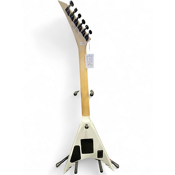 Used Jackson Cory Beaulieu King V KV6Q White Solid Body Electric Guitar