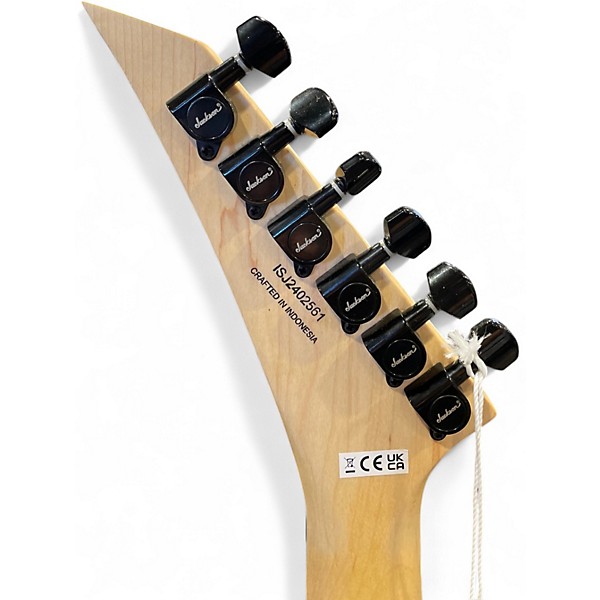 Used Jackson Cory Beaulieu King V KV6Q White Solid Body Electric Guitar