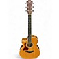 Used Taylor 414CE Left Handed Natural Acoustic Electric Guitar thumbnail
