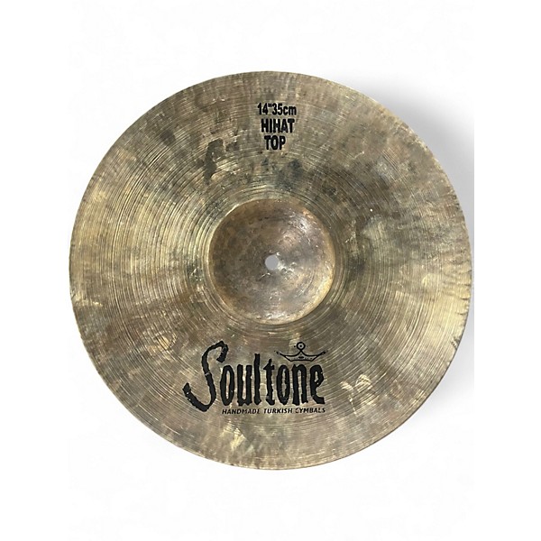 Used Soultone 14in Gospel Series Brilliant Hi Hat Pair Cymbal