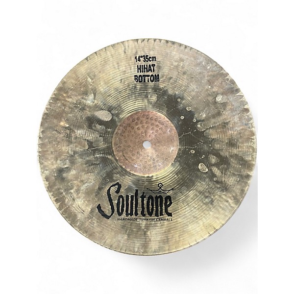 Used Soultone 14in Gospel Series Brilliant Hi Hat Pair Cymbal