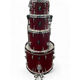 Used SONOR 4 Piece AQX STUDIO 4 PIECE  Red Moon Sparkle Drum Kit