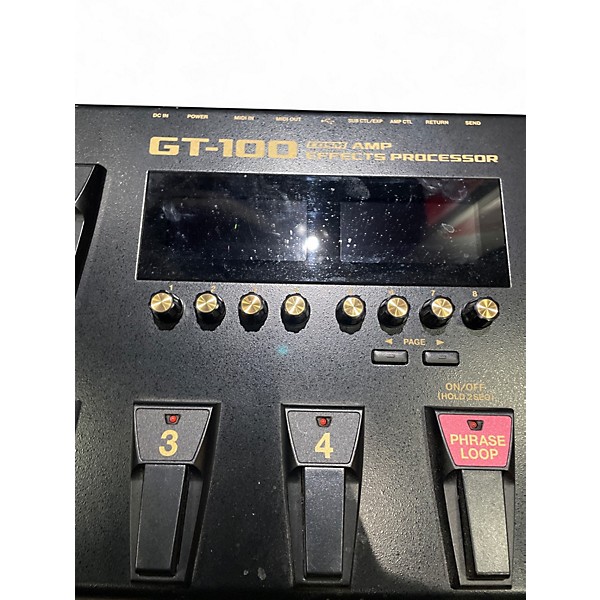 Used BOSS GT100 Effect Processor
