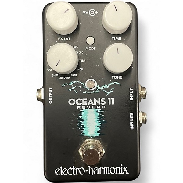 Used Electro-Harmonix Oceans 11 Reverb Effect Pedal