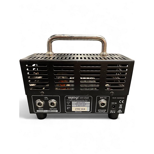Used Orange Amplifiers Micro Dark 20W Tube Guitar Amp Head