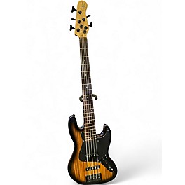 Used Michael Kelly Custom Collection Element Zebra Burst Electric Bass Guitar