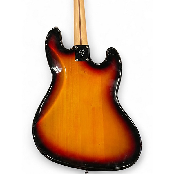 Used Fender Standard Jazz Bass Left Handed 2 Tone Sunburst Electric Bass Guitar