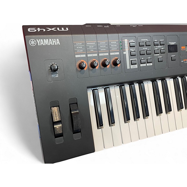 YAMAHA MX49 シンセサイザー ワークステーション キーボード 訳あり Used Yamaha MX49 49 Key Keyboard Workstation | Guitar Center