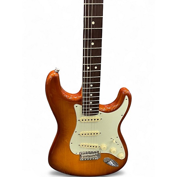Used 2025 Fender American Performer Stratocaster Sienna Sunburst Solid Body Electric Guitar
