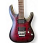 Used Schecter Guitar Research C1 Platinum FR Crimson Red Burst Solid Body Electric Guitar