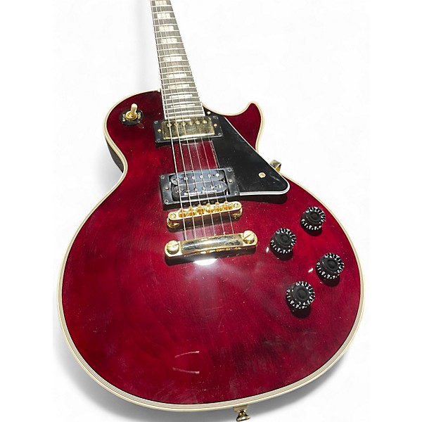 Used Epiphone Jerry Cantrell "Wino" Les Paul Custom Electric Guitar Wine R "wino" red Solid Body Electric Guitar