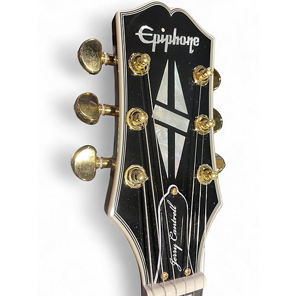 Used Epiphone Jerry Cantrell "Wino" Les Paul Custom Electric Guitar Wine R "wino" red Solid Body Electric Guitar