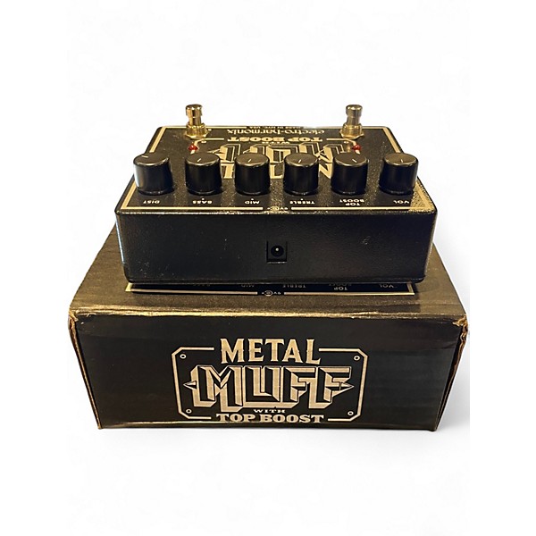 Used Electro-Harmonix Metal Muff Distortion With Top Boost Effect Pedal