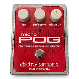 Used Electro-Harmonix Micro Pog Polyphonic Octave Generator Effect Pedal