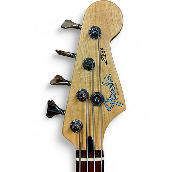 Used 2000s Fender Deluxe Zone Bass  Sienna Sunburst Electric Bass Guitar
