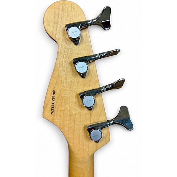Used 2000s Fender Deluxe Zone Bass  Sienna Sunburst Electric Bass Guitar