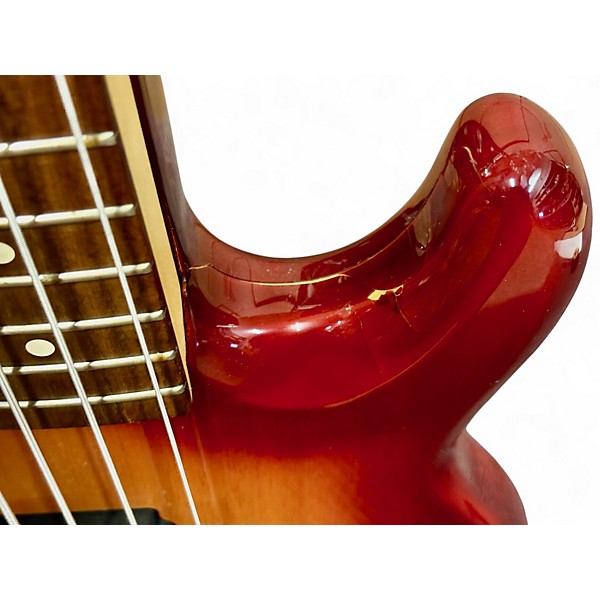 Used 2000s Fender Deluxe Zone Bass  Sienna Sunburst Electric Bass Guitar