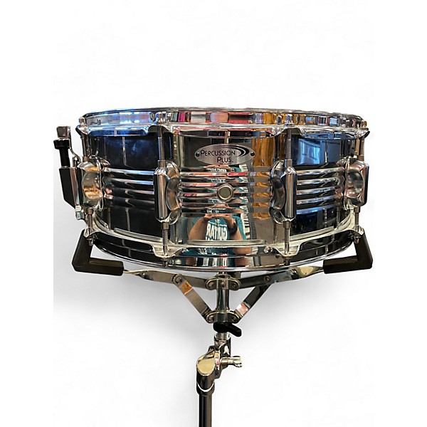Used Percussion Plus 5.5X14 PSK300 Student Outfit Chrome over Steel Drum