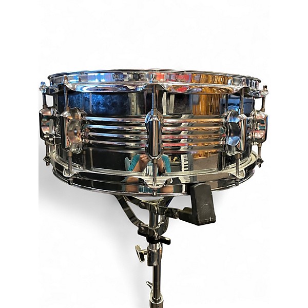 Used Percussion Plus 5.5X14 PSK300 Student Outfit Chrome over Steel Drum