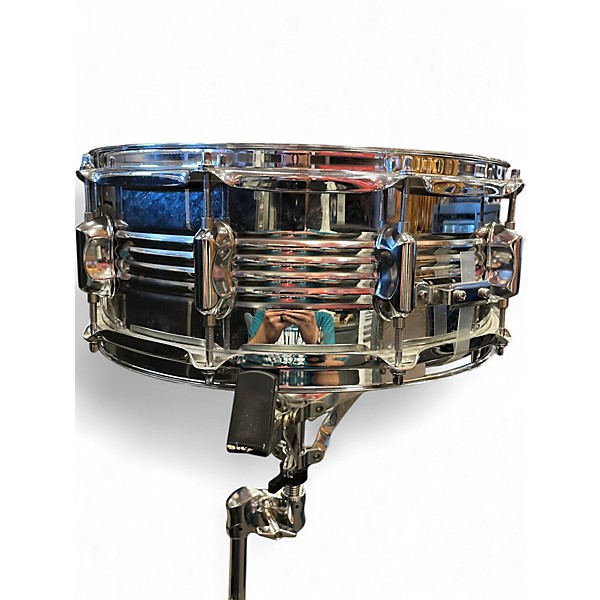 Used Percussion Plus 5.5X14 PSK300 Student Outfit Chrome over Steel Drum