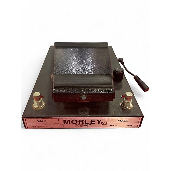 Used 1980s Morley Black Gold Fuzz Wah Effect Pedal
