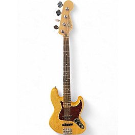 Used Fender Deluxe Jazz Bass Natural Electric Bass Guitar