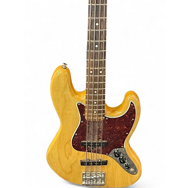 Used Fender Deluxe Jazz Bass Natural Electric Bass Guitar