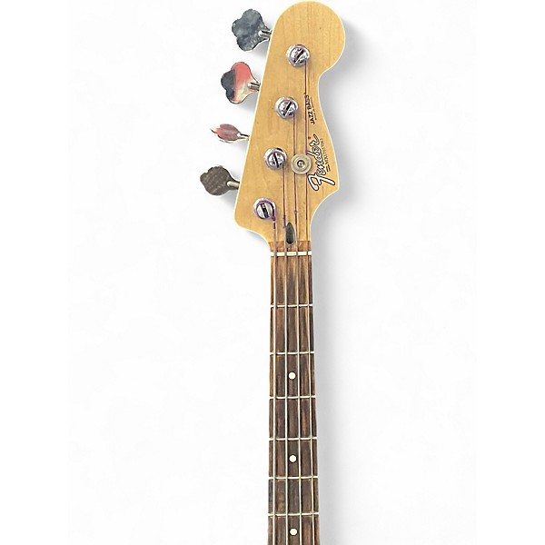 Used Fender Deluxe Jazz Bass Natural Electric Bass Guitar