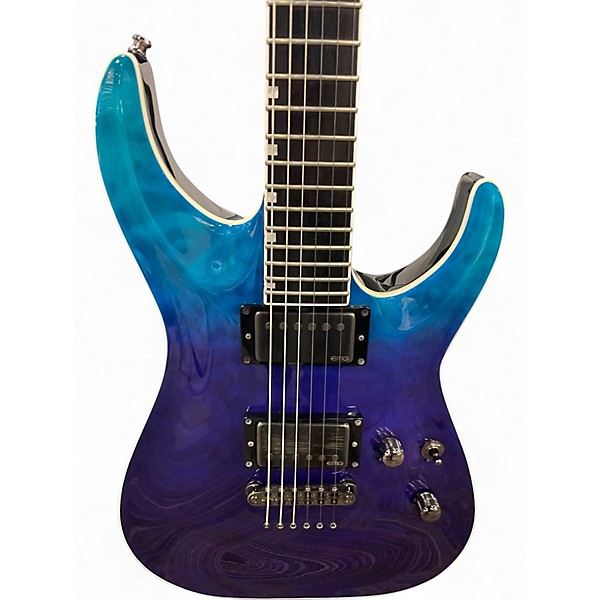 Used ESP E-II Horizon PURPLE FADE Solid Body Electric Guitar