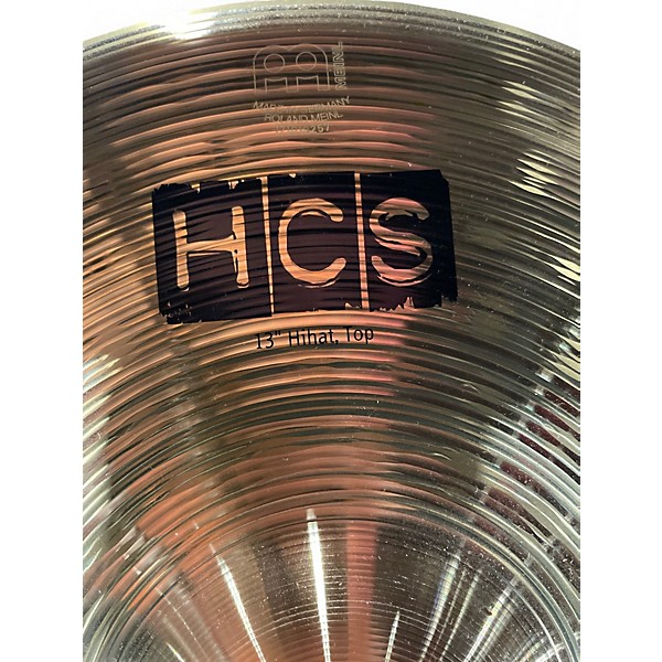 Used MEINL 13in HCS Hi Hat Pair Cymbal