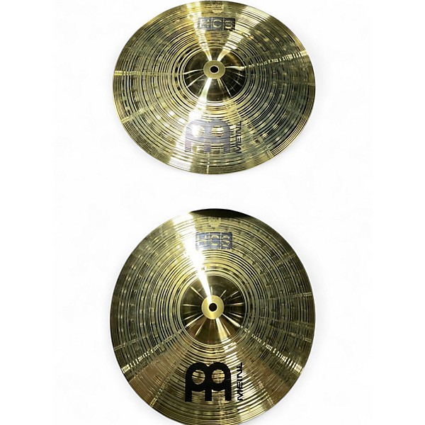 Used MEINL 13in HCS Hi Hat Pair Cymbal