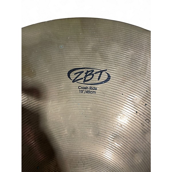 Used Zildjian 18in ZBT Crash Ride Cymbal