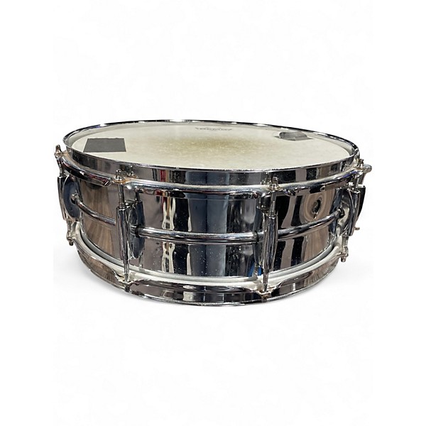 Used Ludwig 14in STEEL SNARE STEEL Drum