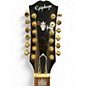 Used Epiphone J200 12 String Vintage Sunburst 12 String Acoustic Electric Guitar