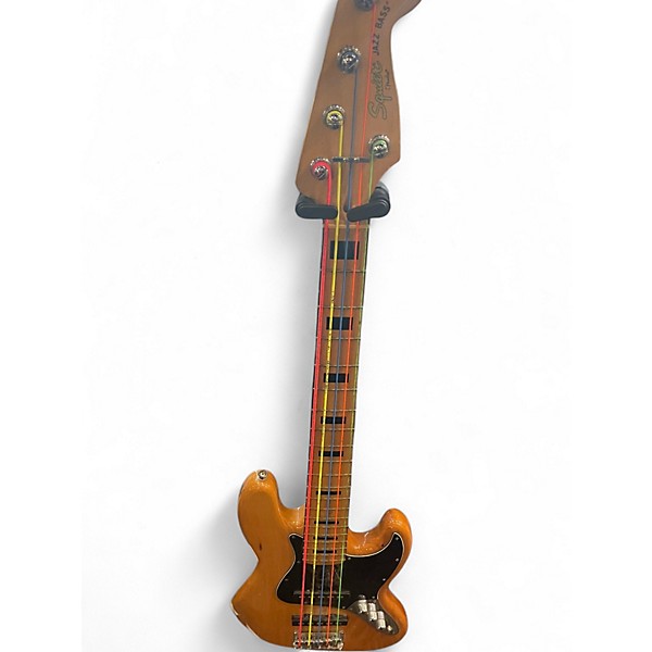 Used Squier Classic Vibe 70s Jazz Bass V Natural Electric Bass Guitar