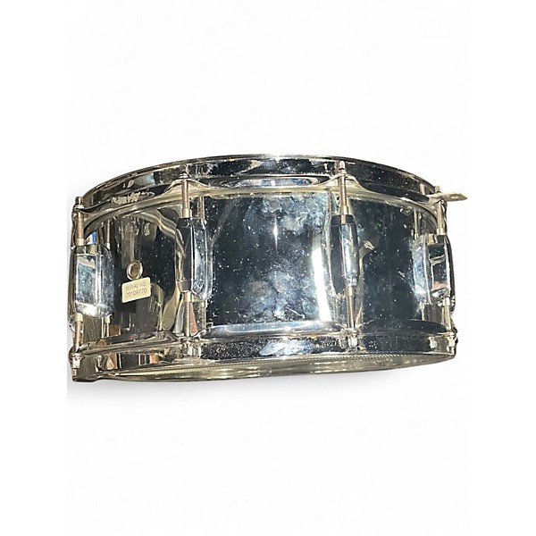 Used Pearl 5X14 STEEL SHELL Silver Drum