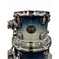 Used Mapex 4 Piece Saturn Teal Blue Fade Drum Kit