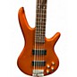 Used Ibanez GSR205 5 String Metallic Orange Electric Bass Guitar